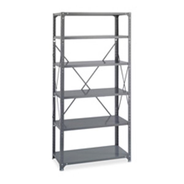 Betterbeds Commercial Shelving Kit- 6-Shelf- 36in.x24in.- Gray BE2481163